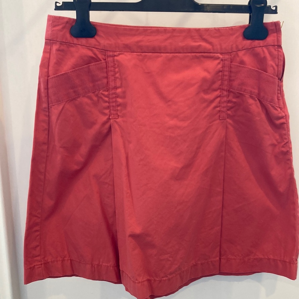J Crew Broken-In Chino Red Skirt